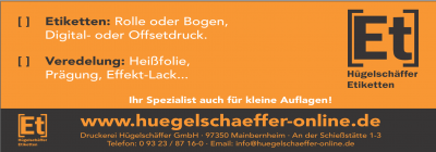 Etikettendruck Hügelschäffer